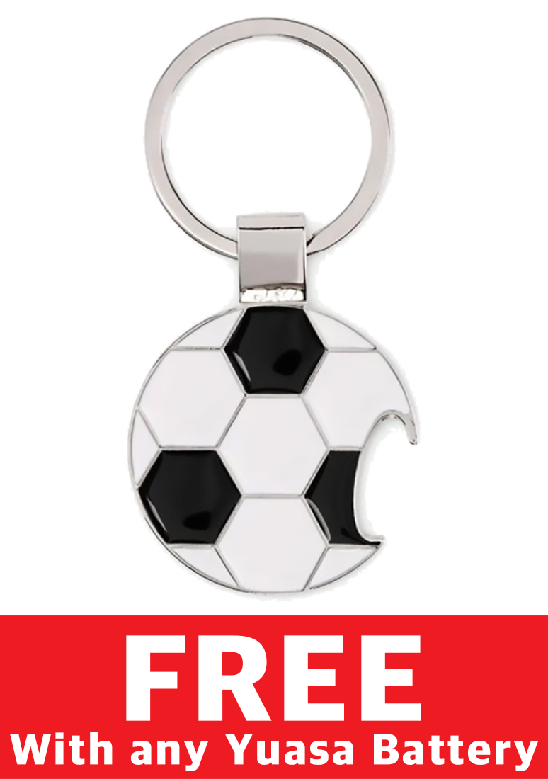Yuasa Football Bottle Opener Keyring