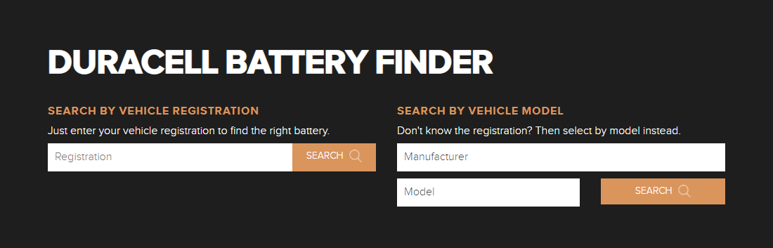 Car battery finder discount