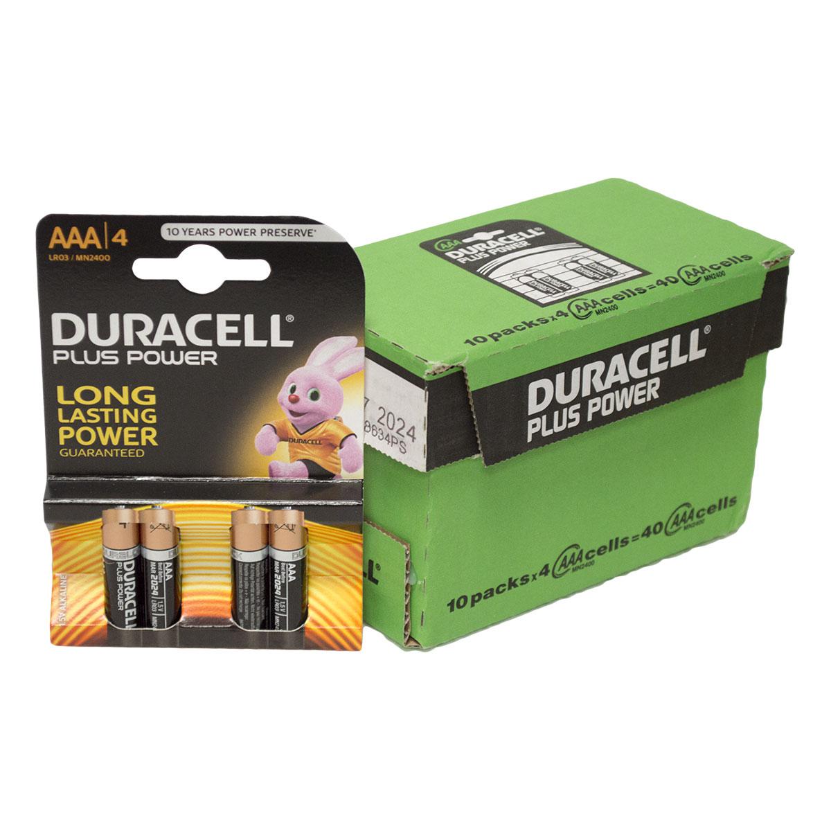 Box Quantities Of Duracell Plus Power AAA Batteries www