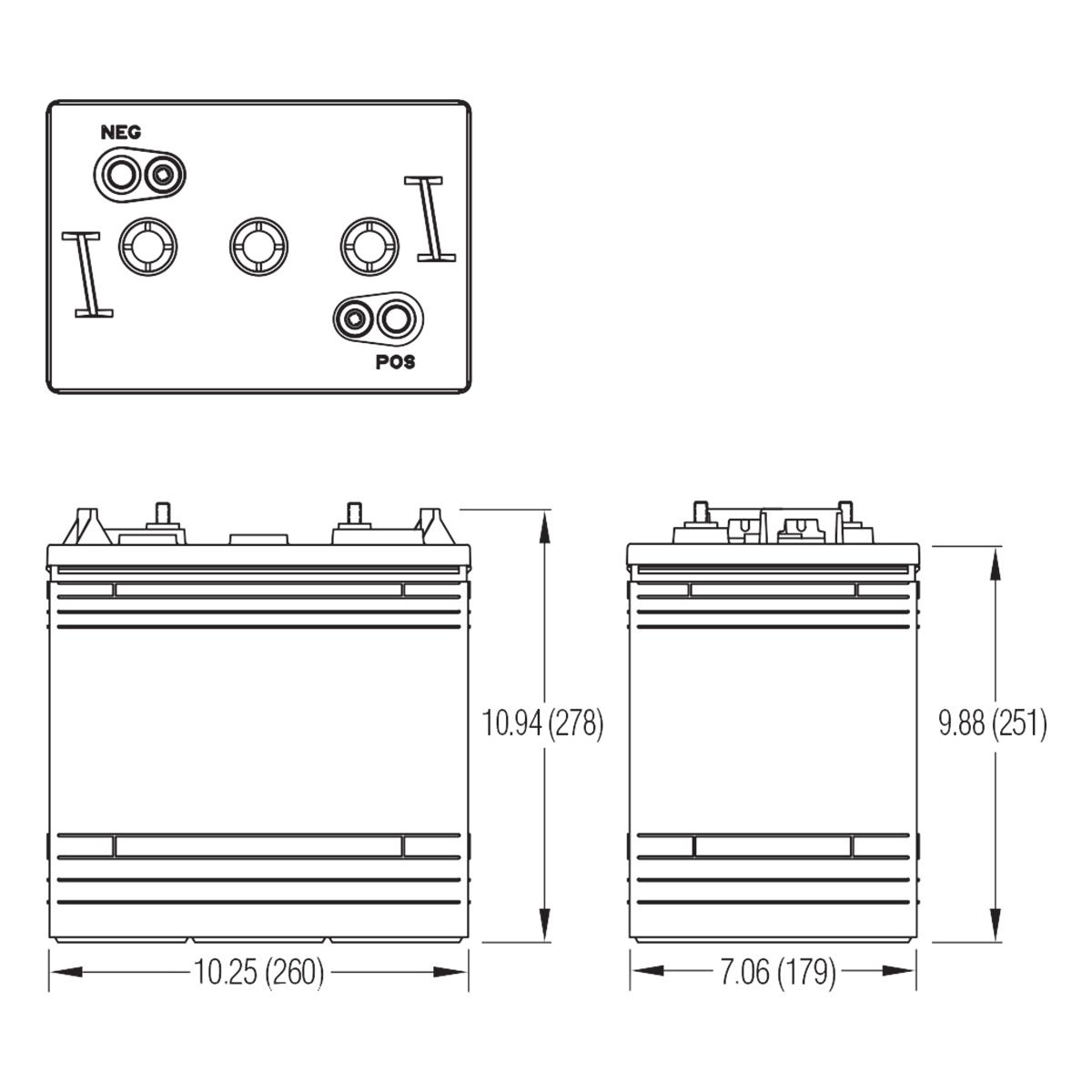 Cr 235 Crown 6v 235ah Deep Cycle Battery Uk