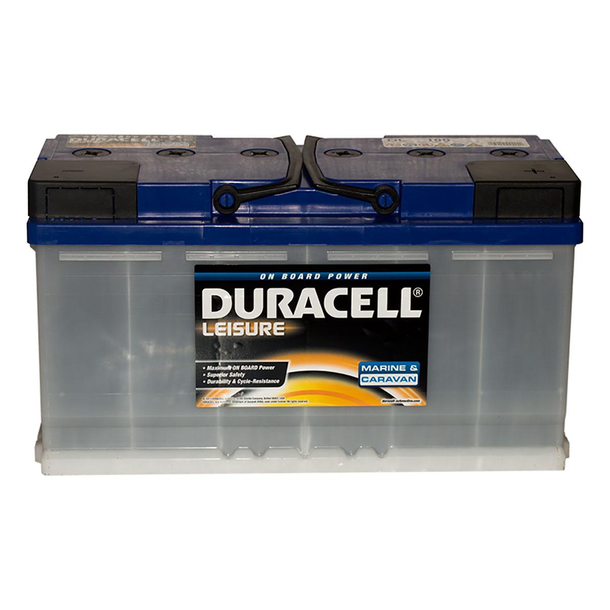 Duracell DL100 Leisure Battery www.batterycharged.co.uk