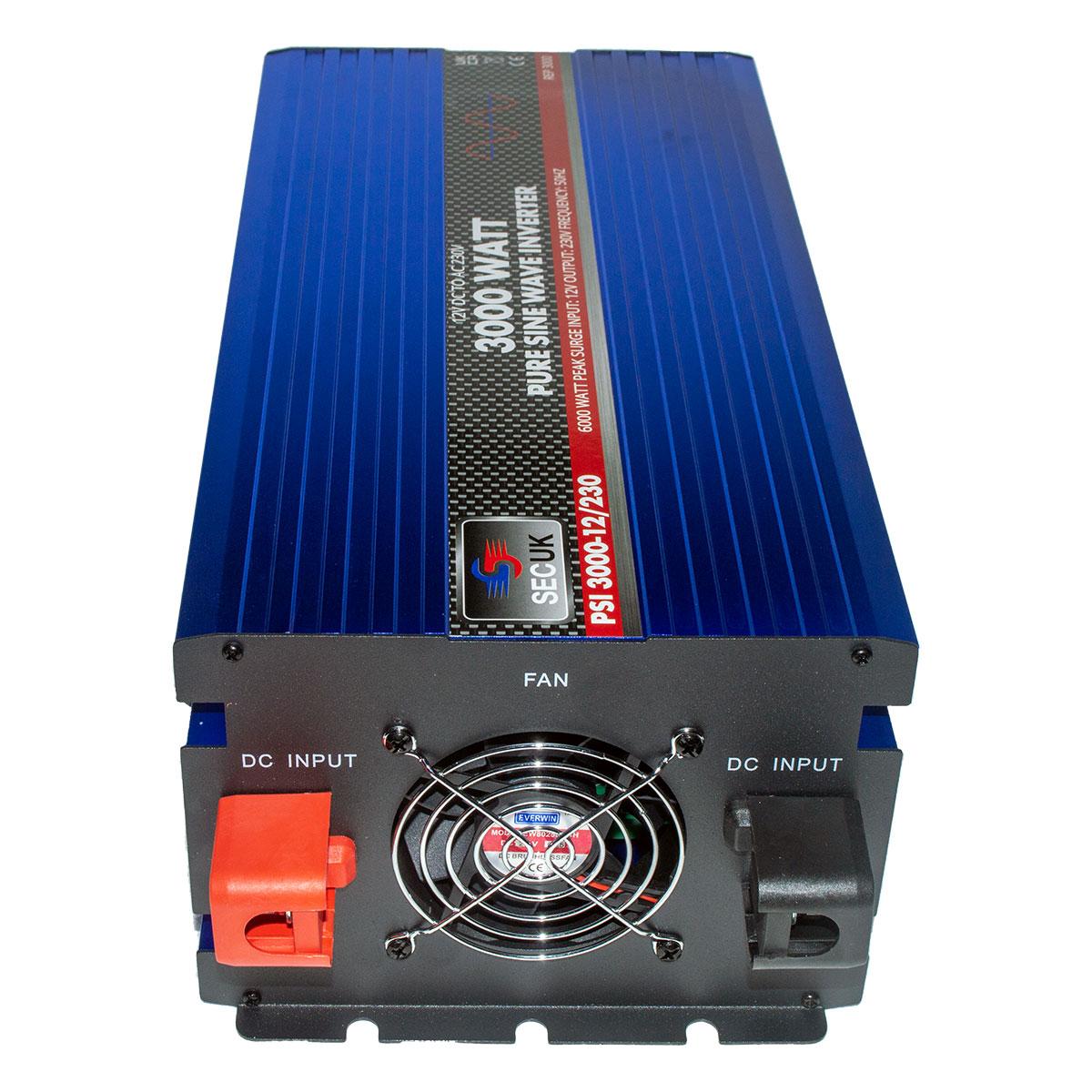 Pure Sine Wave 3000 Watt 12v SEC UK Inverter FREE UK mainland delivery