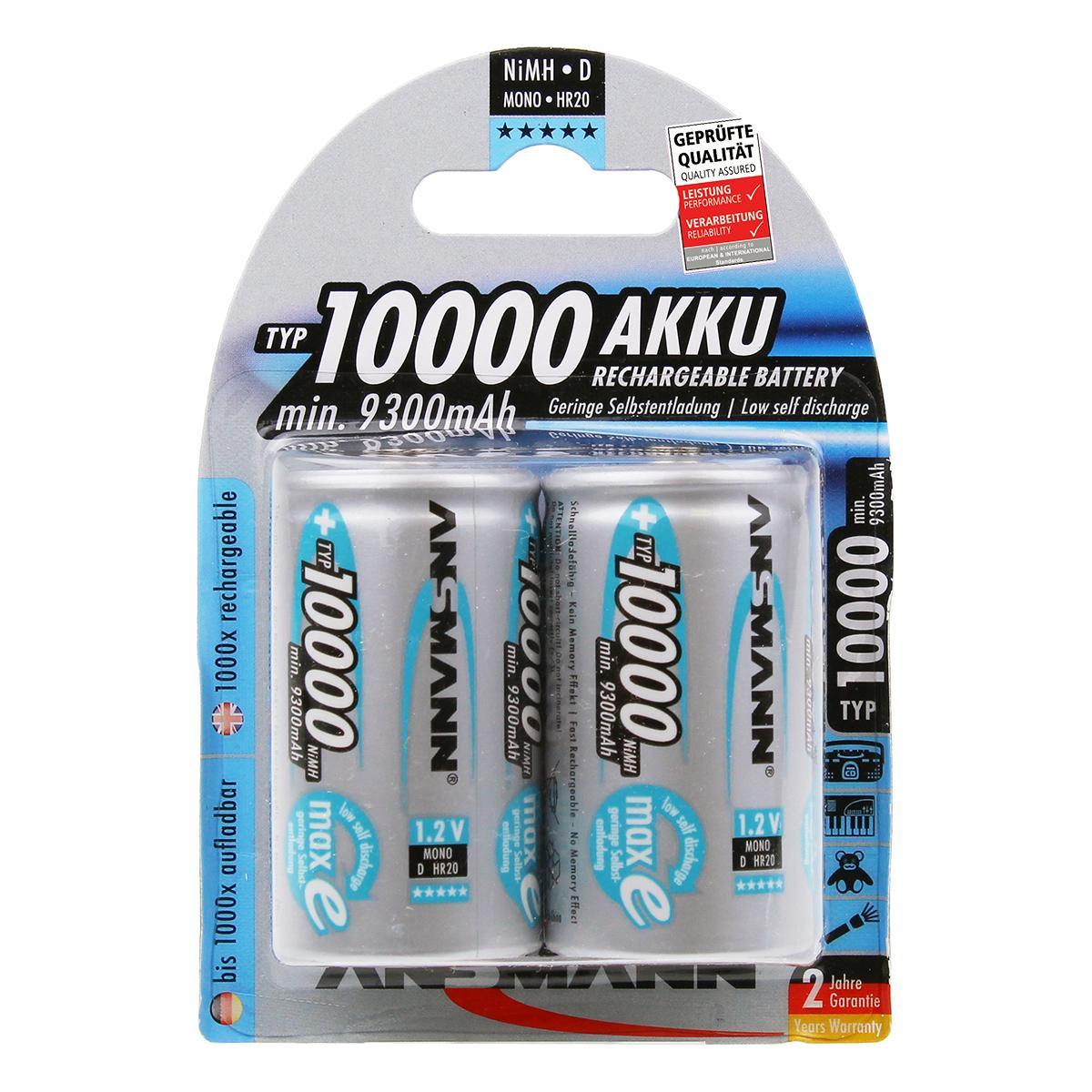 Аккумуляторы ansmann 10000