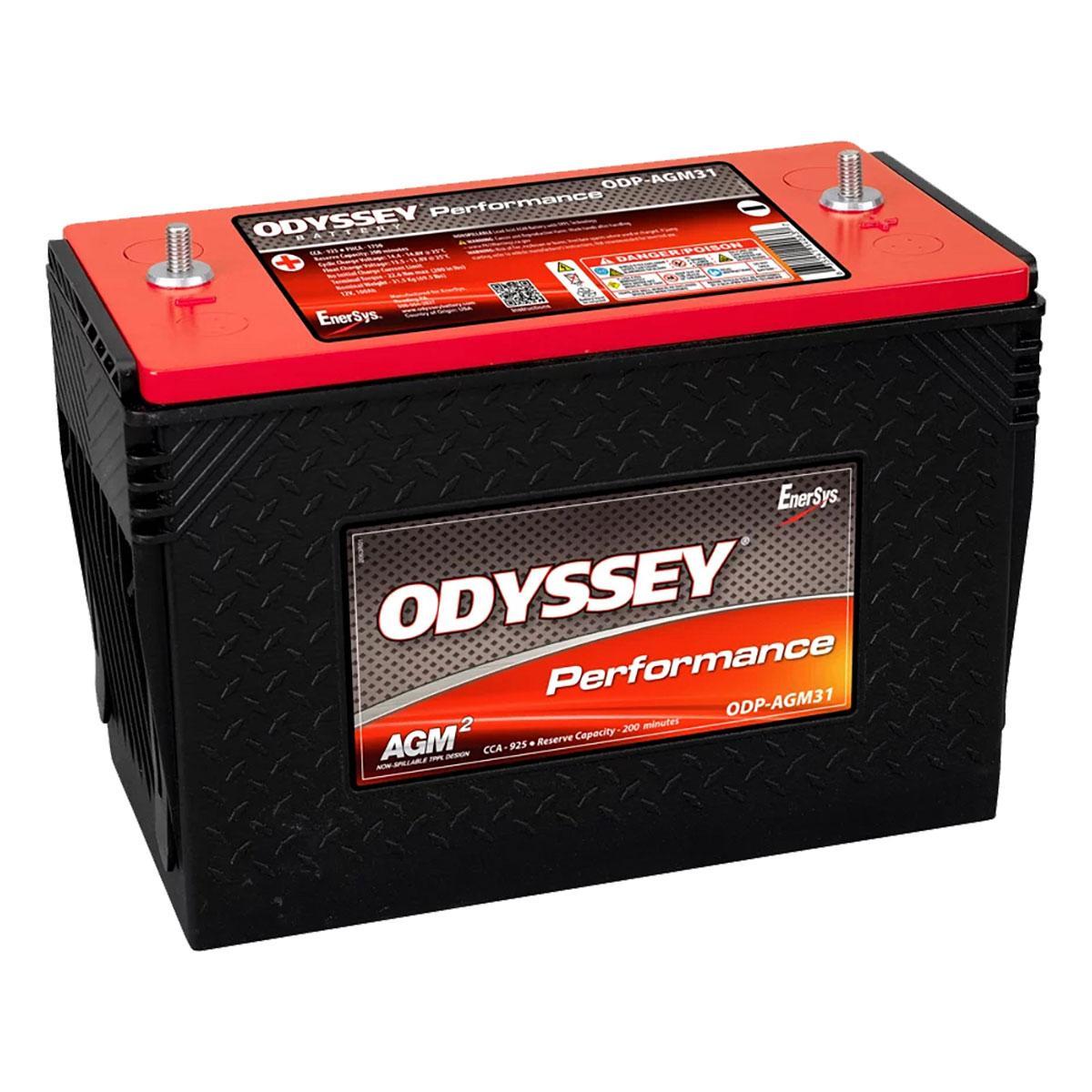 Batterie 12v 100ah 1150a Odyssey + a gauche Odyssey odx-agm31