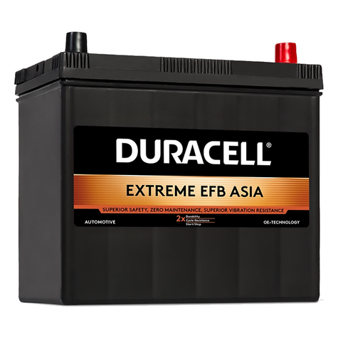 Duracell 053 / DE55 EFB Asia Extreme Car Battery - main image