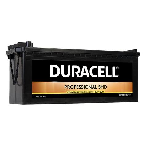 Duracell 632SHD / DP225SHD Professional Commercial Vehicle Battery - main image