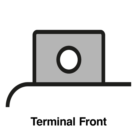 Exide_ETX14L-BS_Termianl_Front - main image