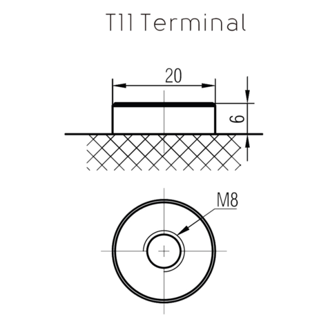 Sterling-HPC115-12DT-12v-118Ah-Deep-Cycle-AGM-Plus-Carbon-Battery-Terminal - main image