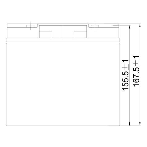 SEC UK 12v 20AH Deep Cycle AGM Battery - main image