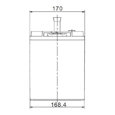 SEC_UK_HDC150-12_12v_110Ah_Battery_Side_Drawing - main image