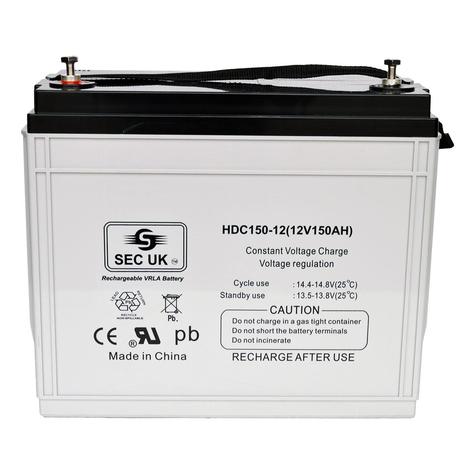 SEC_UK_HDC150-12_12v_150Ah_Battery_Front.jpg - main image