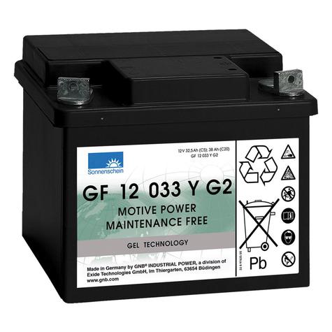 Sonnenschein GF12033YG2 GF Y 12v 38Ah Dry Fit Gel Battery - main image