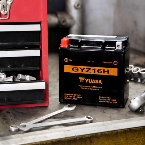 Yuasa GYZ16H 12V High Performance Maintenance Free Motorbike & Motorcycle Battery - main image