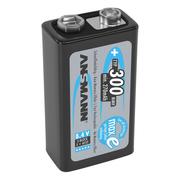Ansmann 9v 300mAh Max e rechargeable NiMh Battery - Pack Of 1