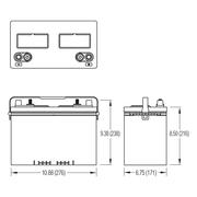 Crown 24DC95 12v 95Ah Deep Cycle Battery