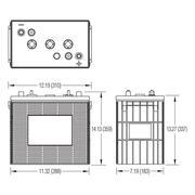 Crown CR-330 6v 330Ah Deep Cycle Battery