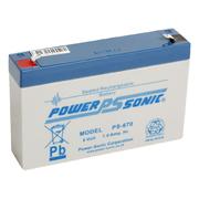 Powersonic PS670 6v 7.0Ah SLA/VRLA Battery