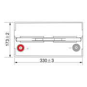 Sterling HP110-12 12v 110Ah SLA/VRLA Battery