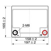 Sterling HP45-12 12v 45Ah SLA/VRLA Battery