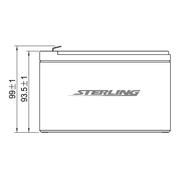 Sterling HP7.0-12 12v 7.0Ah SLA/VRLA Battery